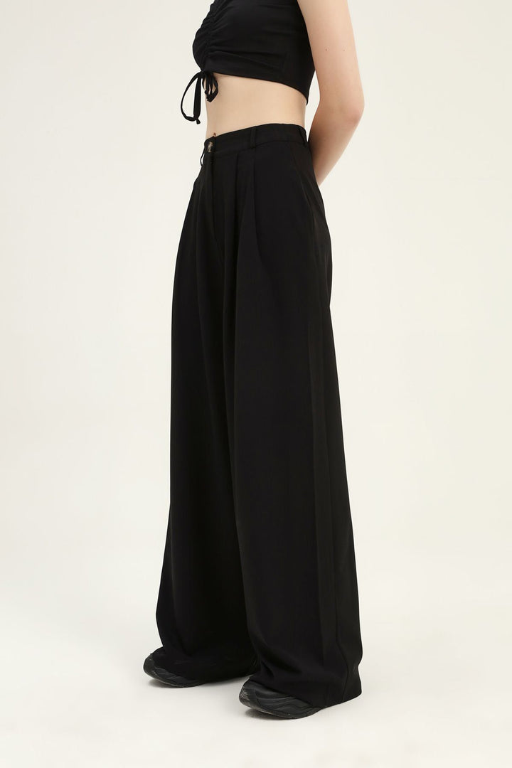 Cepli Palazzo Pantolon Siyah