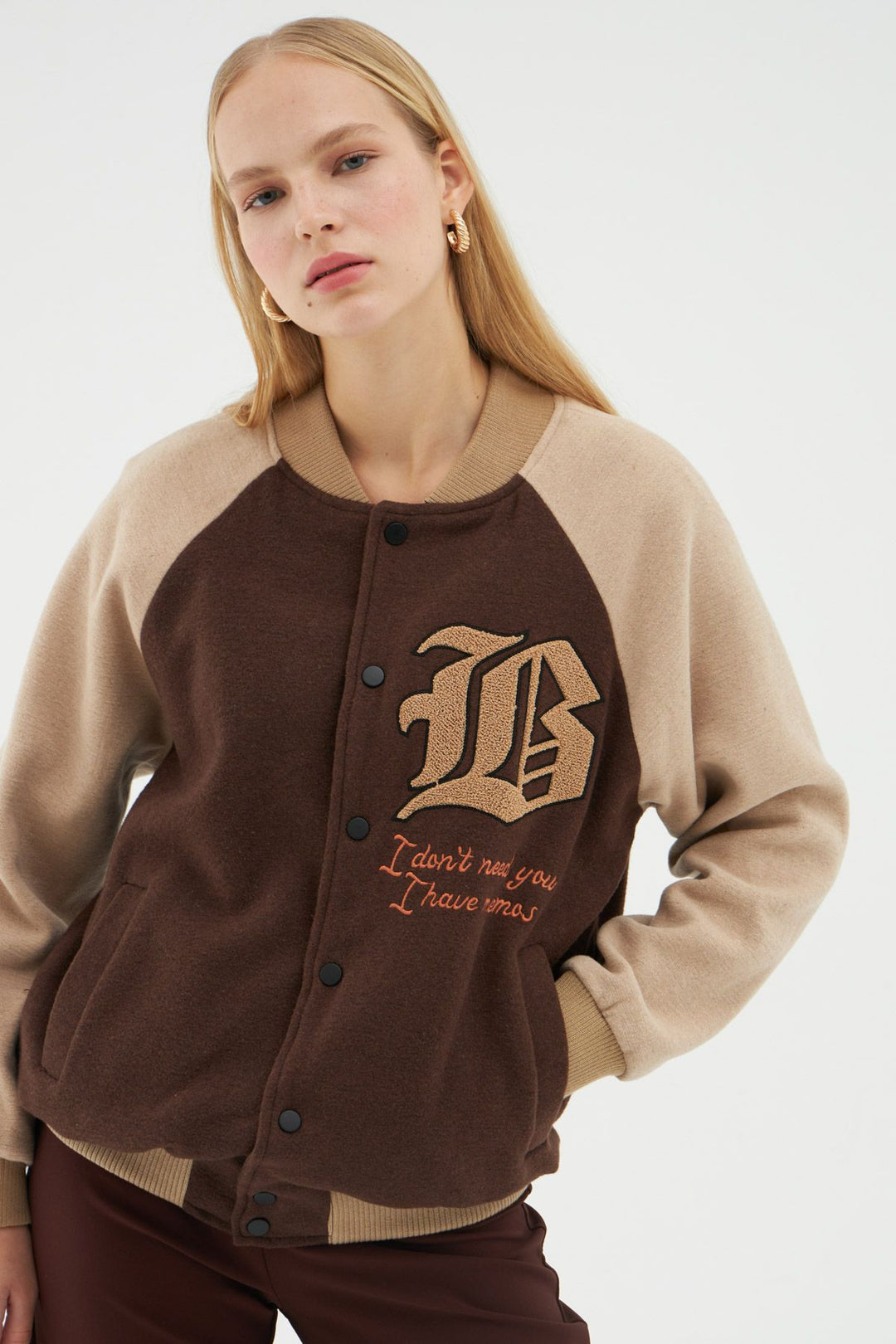 College Jacket Beige