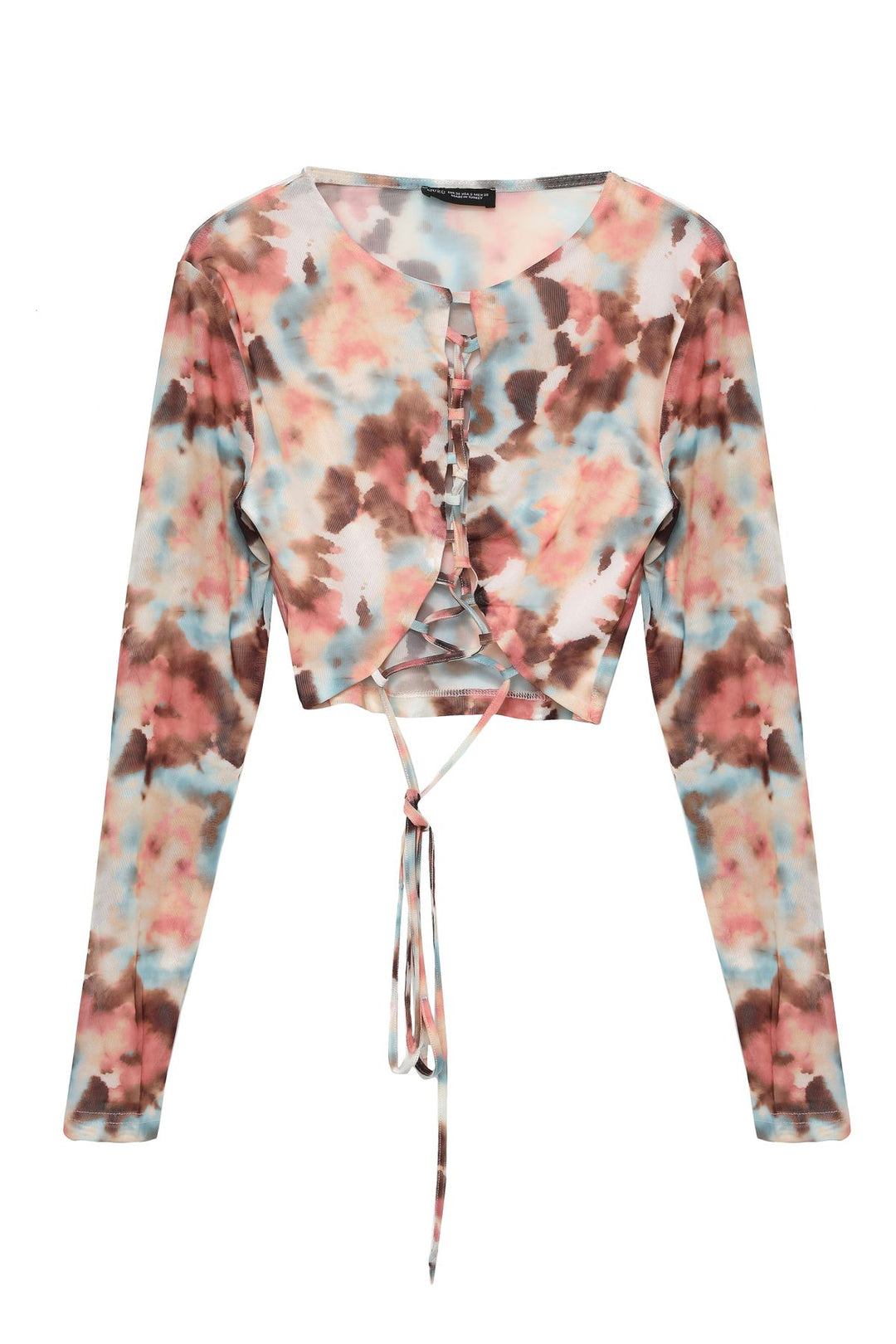 Tie Tie Tie Tulle Blouse Pink