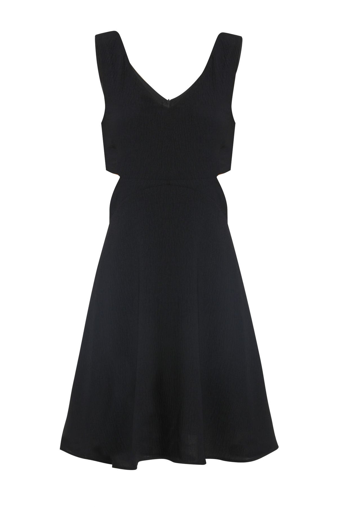 Cut Out Mini Dress Black