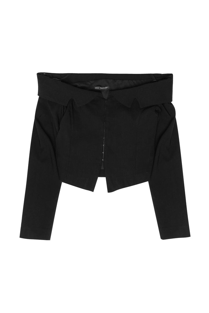 Brit Detailed Blouse Black