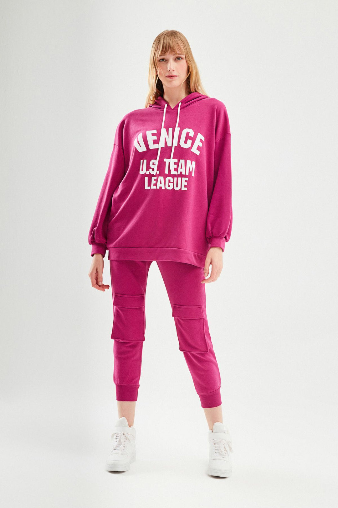 Printed Long Sweatshirt Orchid