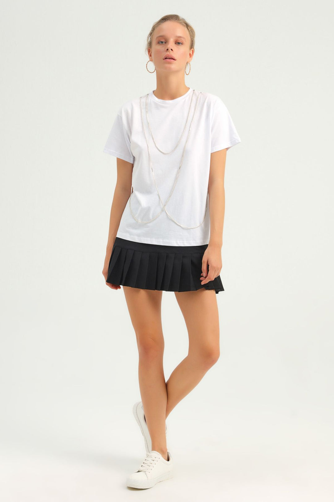 Chain Accessory T-Shirt White