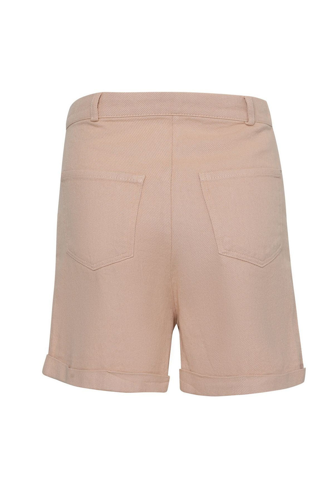 Gabardin Duble Paça Şort Bej