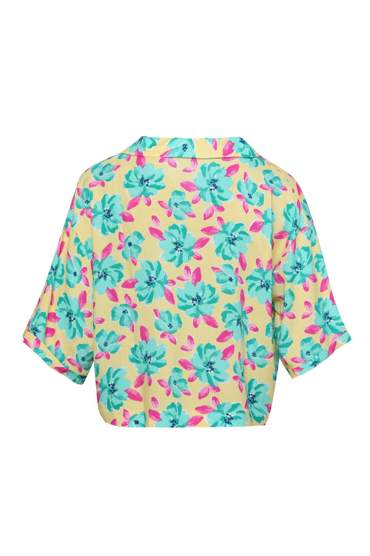 Floral Bandana Shirt Yellow