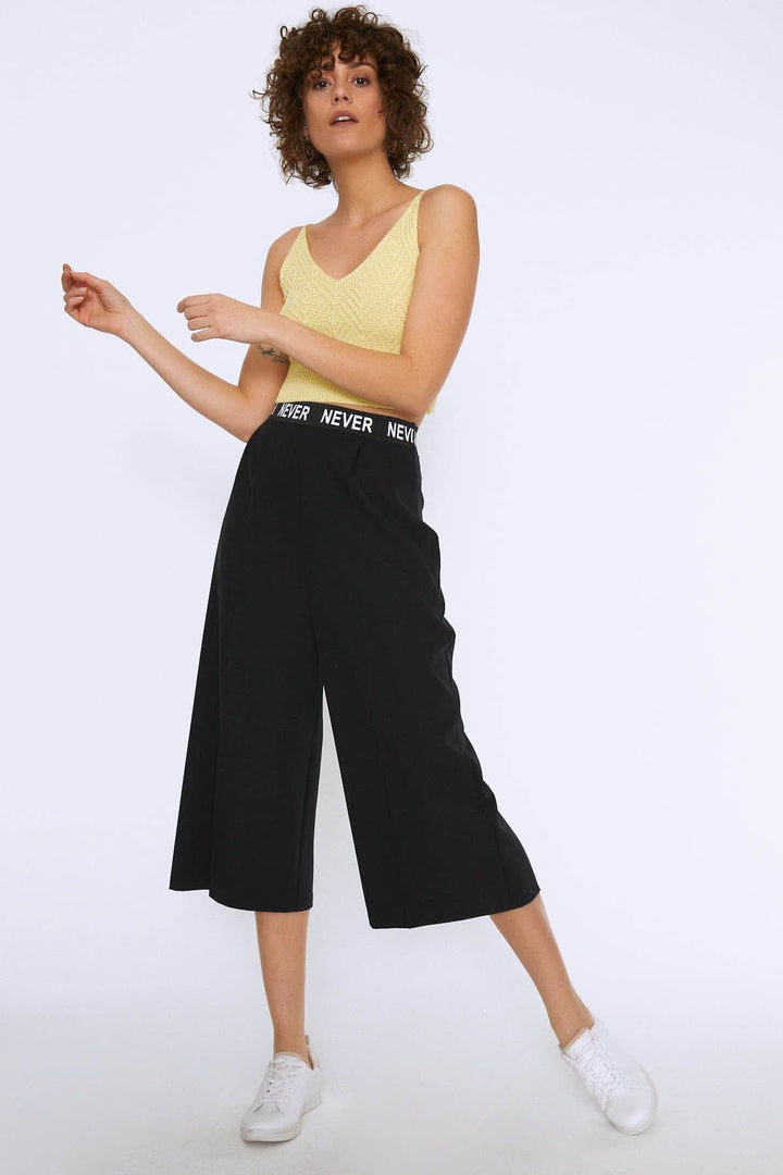 Rope Strap Crop Knitwear Yellow