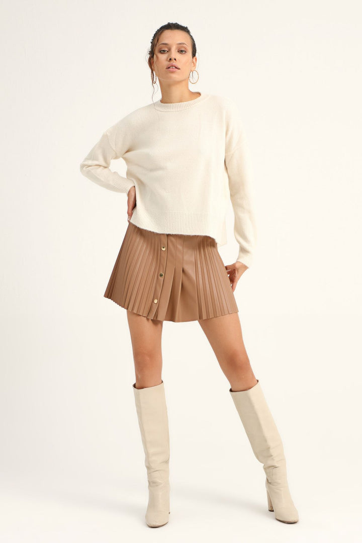 Crew Neck Sweater Ecru