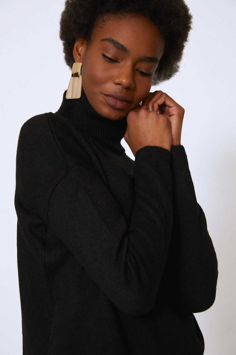 Turtleneck Sweater Black