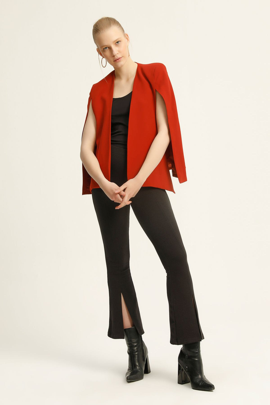 Cloak Sleeve Blazer Jacket Tile