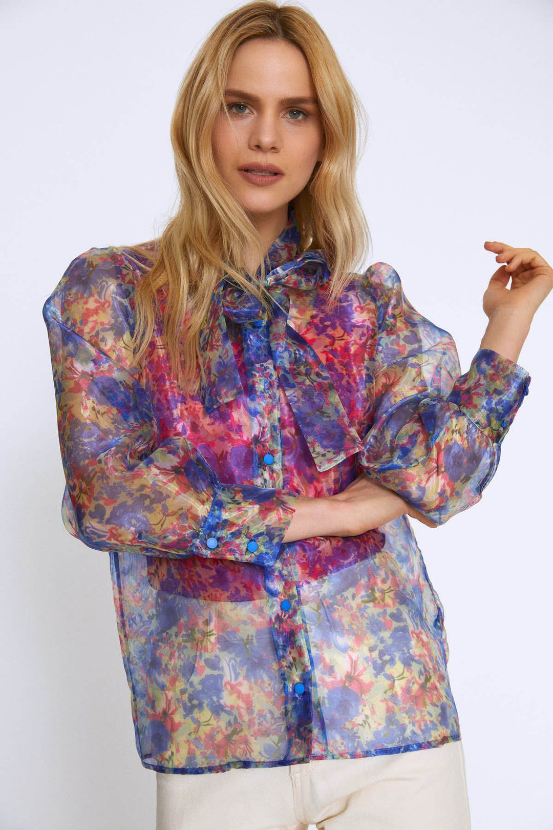 Halterneck Shirt Sax