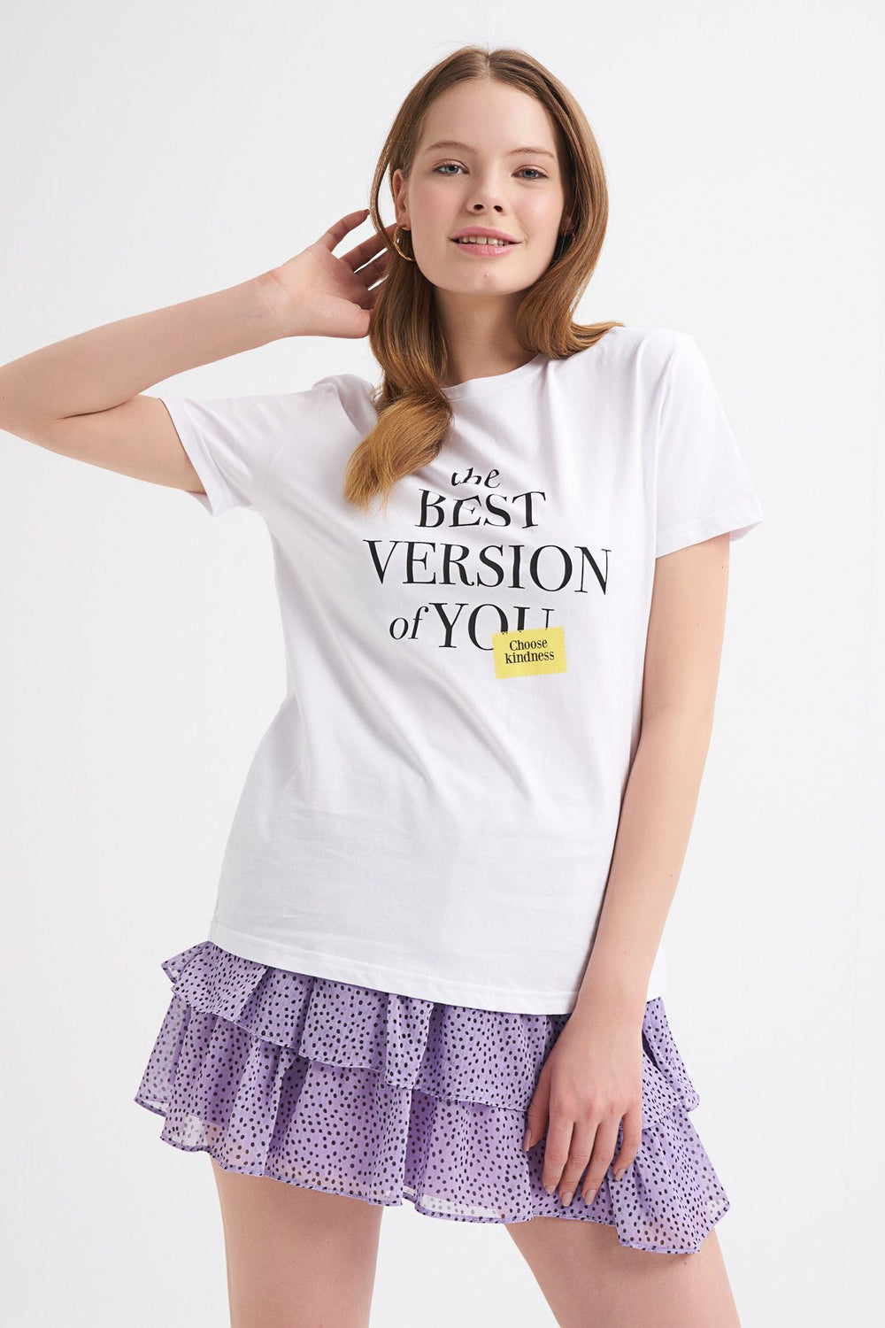 Baskılı Tişört Sarı