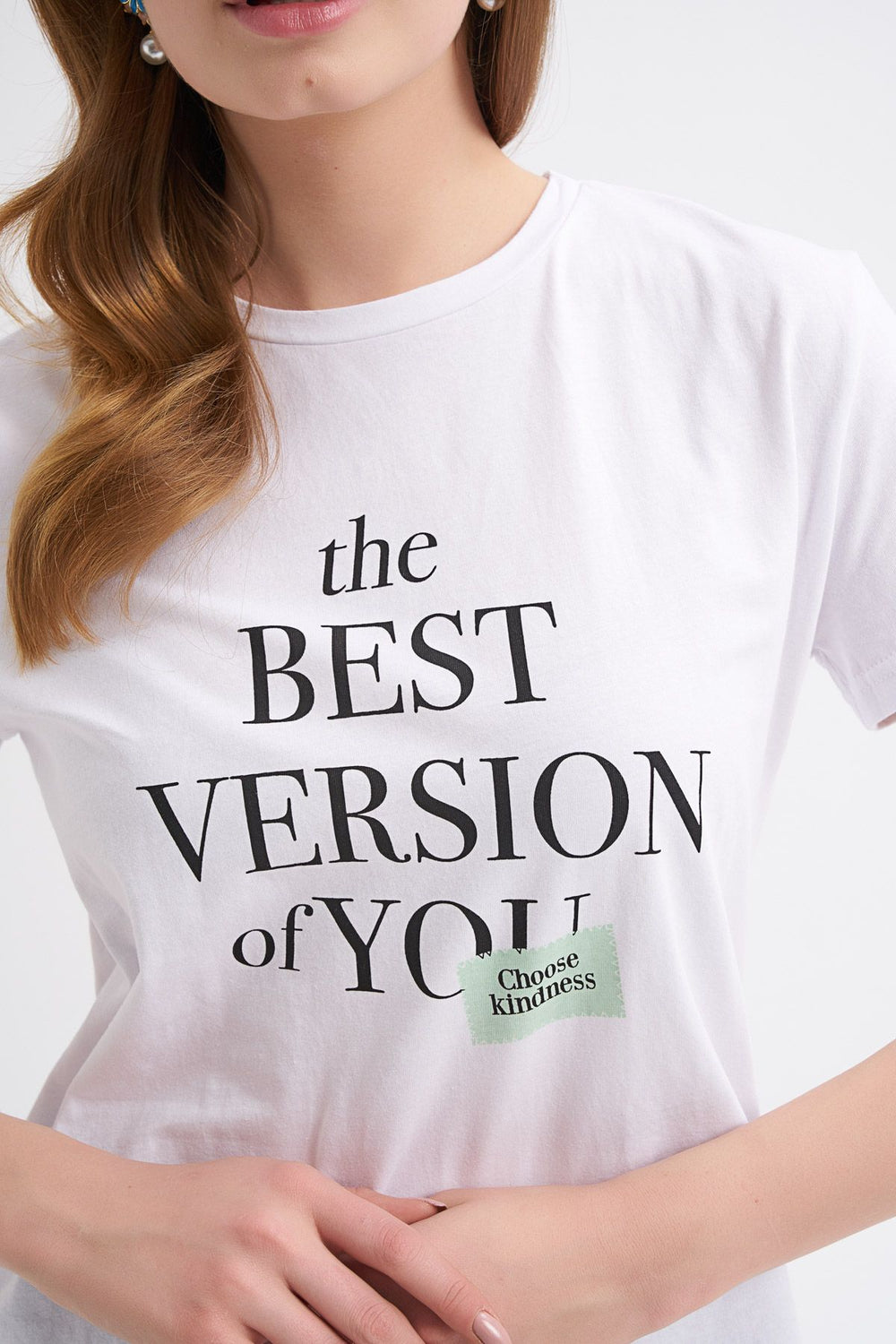 Baskılı Tişört Mint