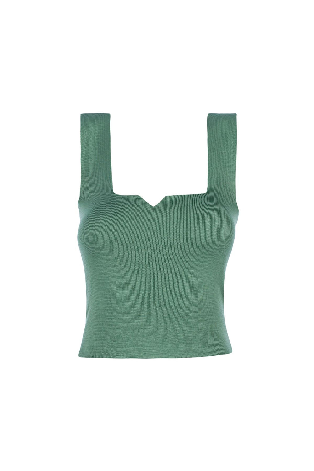 Thick Strap Crop Knitwear Mint