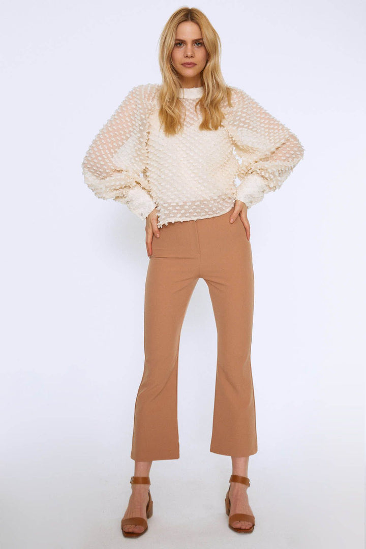 Balloon Sleeve Blouse Ecru