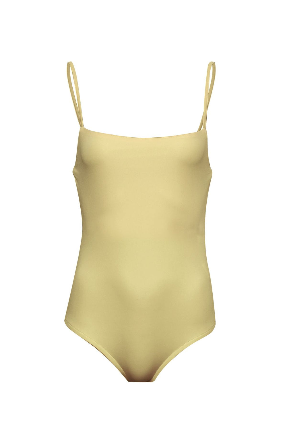 Strap Bodysuit Yellow