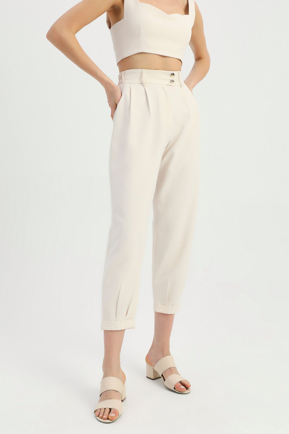 Duble Paça Pantolon Kemik