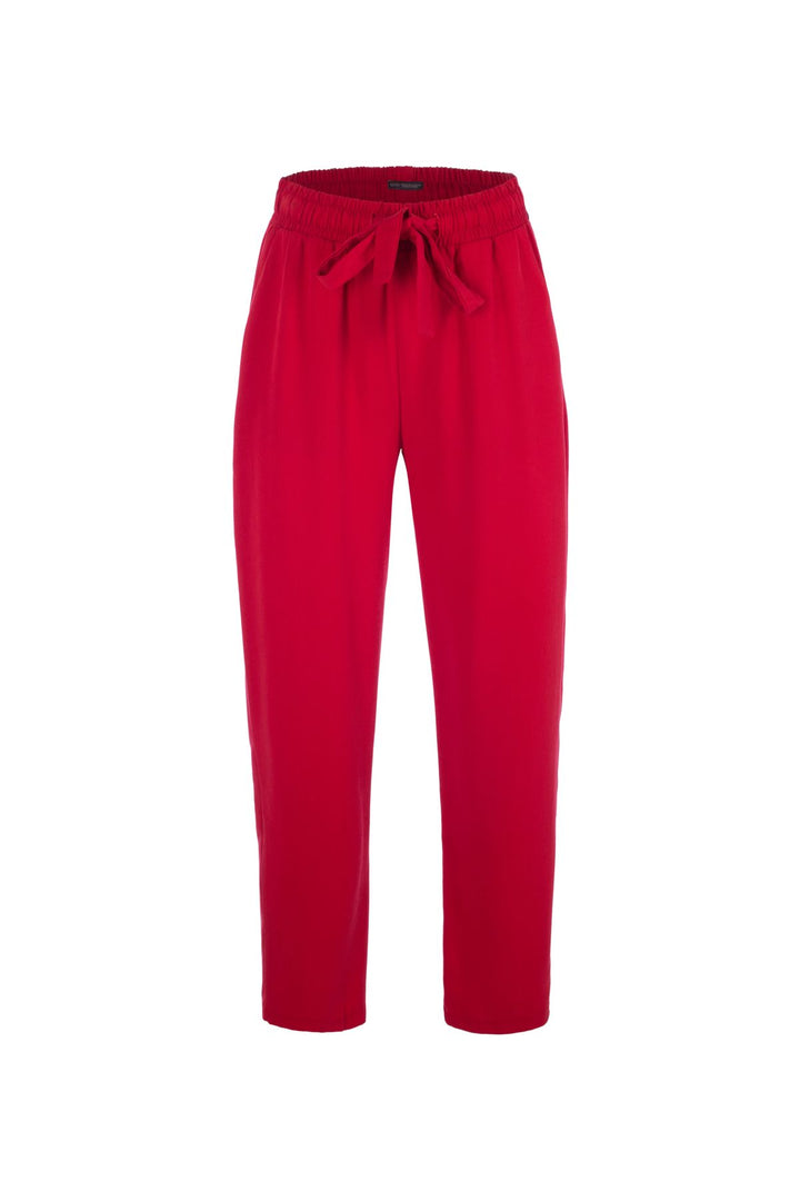 Beli Lastikli Pantolon Kırmızı