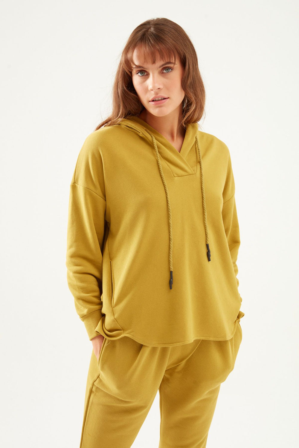 Hooded Oversize Sweatshirt Olive