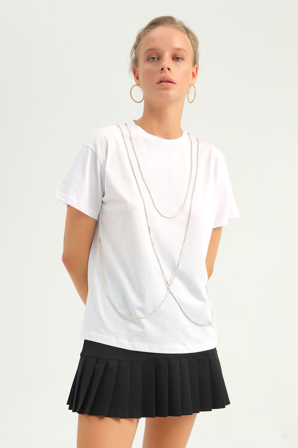 Chain Accessory T-Shirt White