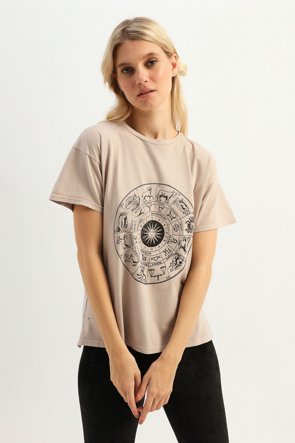 Baskılı Tişört Taş