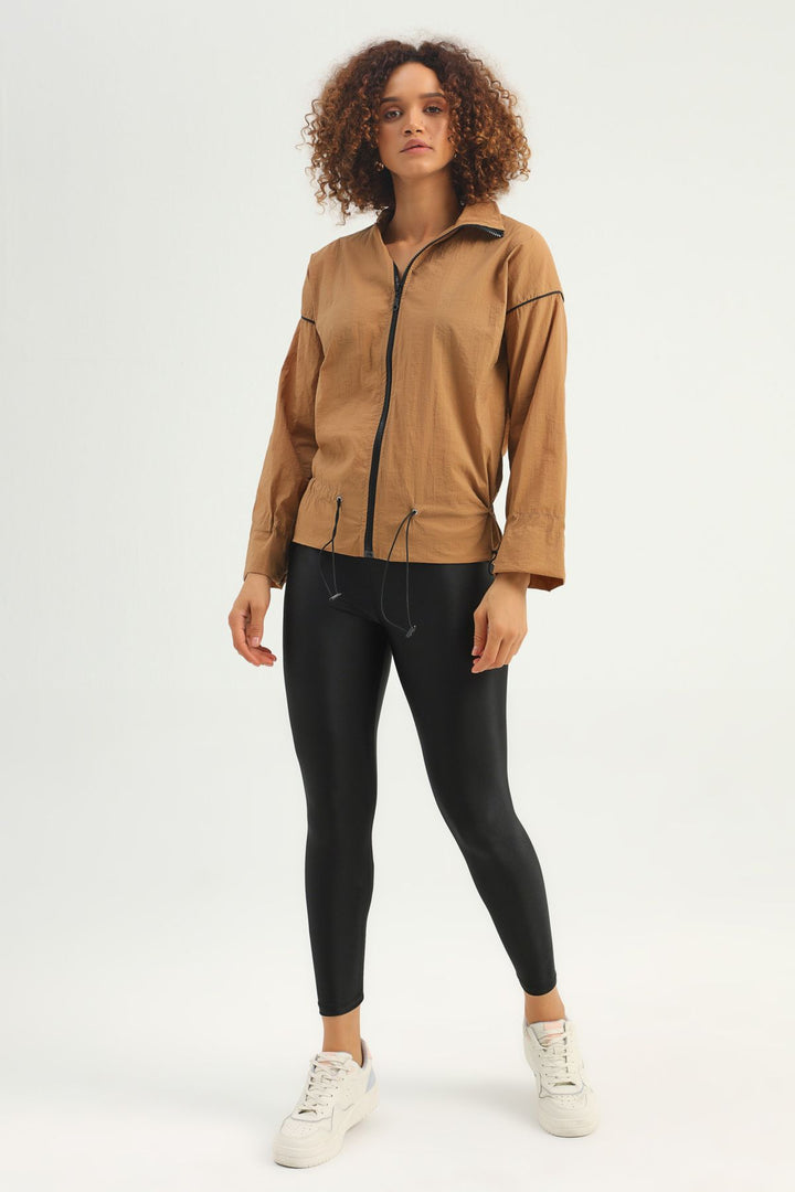 Cepli Mevsimlik Ceket Camel