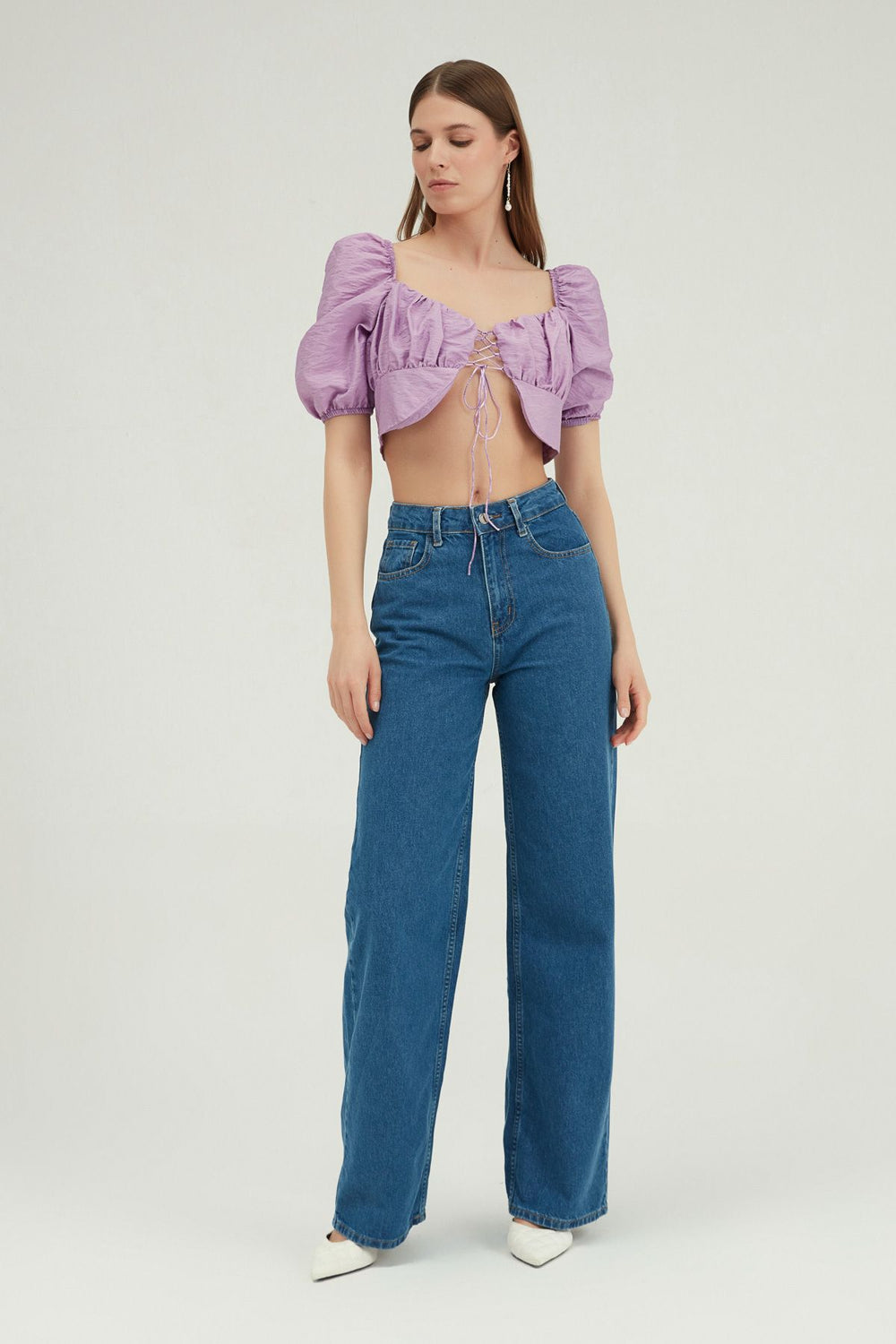 Wide Leg Jeans Blue