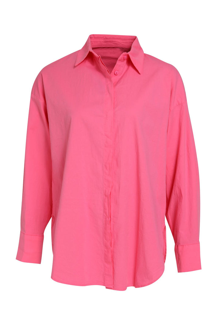 Oversize Basic Shirt Candy Pink