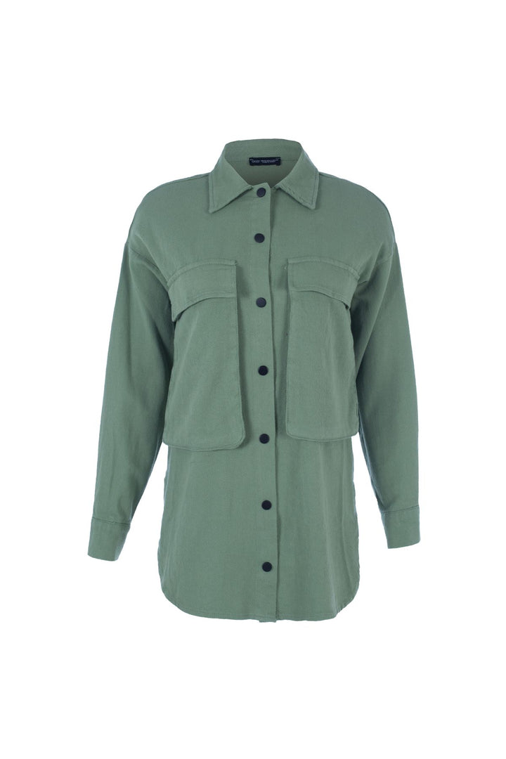 Büyük Cepli Gömlek Mint