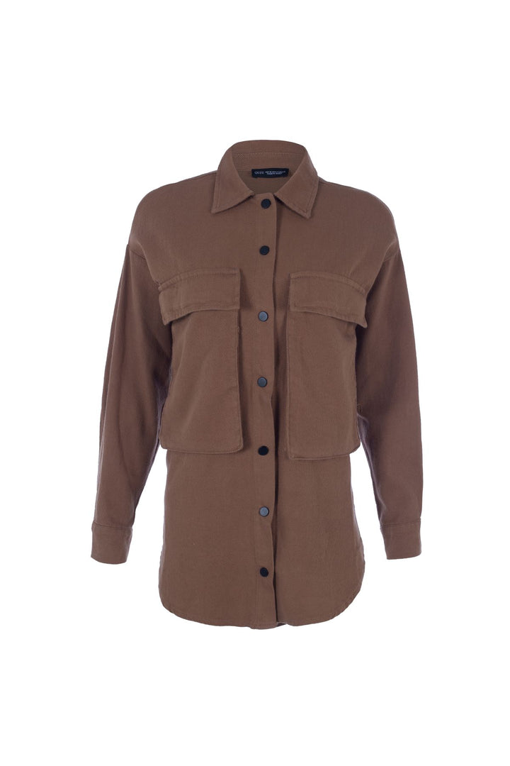 Big Pocket Shirt Camel