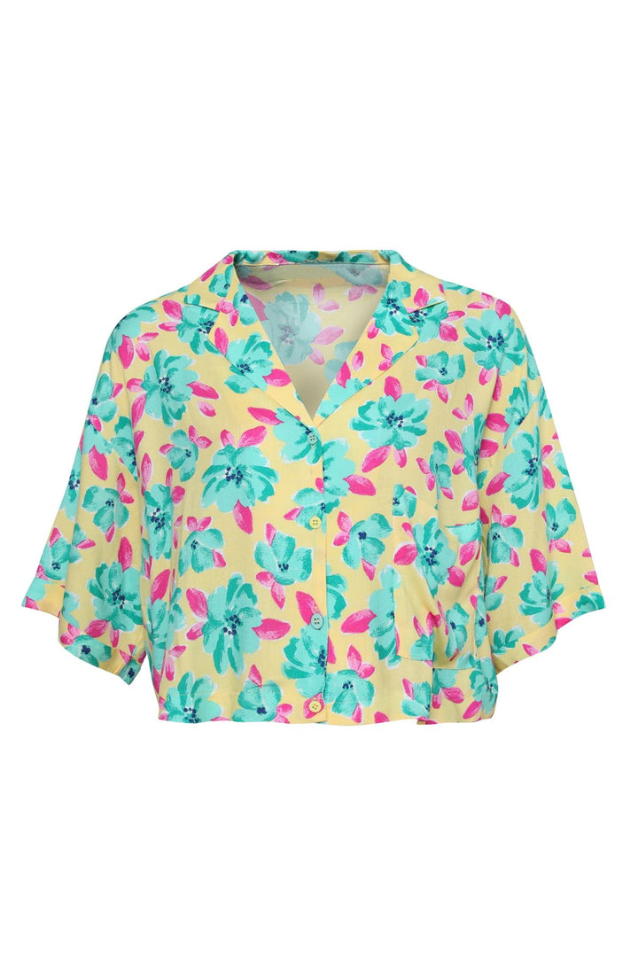 Floral Bandana Shirt Yellow