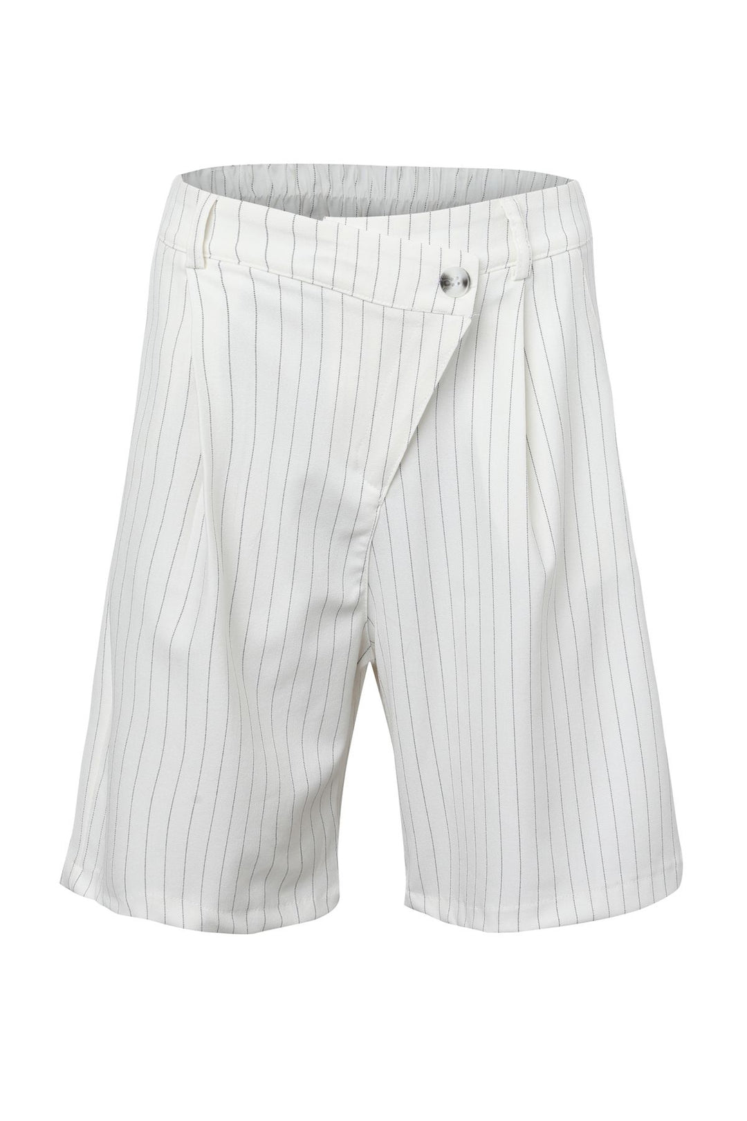 Çzigili Anvelop Şort Beyaz