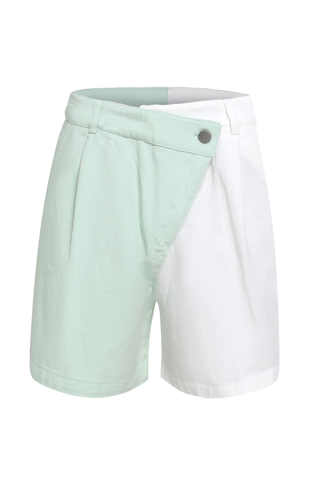 İki Renkli Anvelop Şort Mint