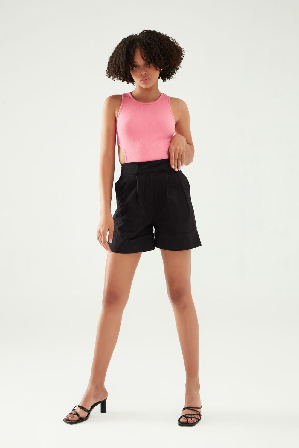 Double Leg Shorts Black