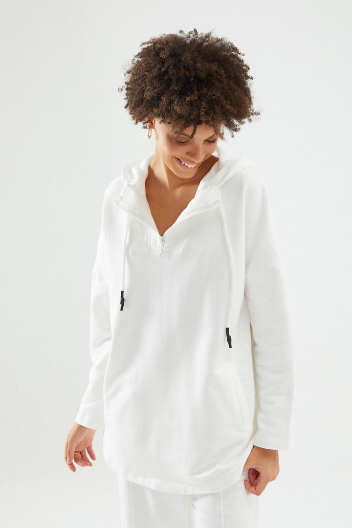 Hooded Sweatshirt White