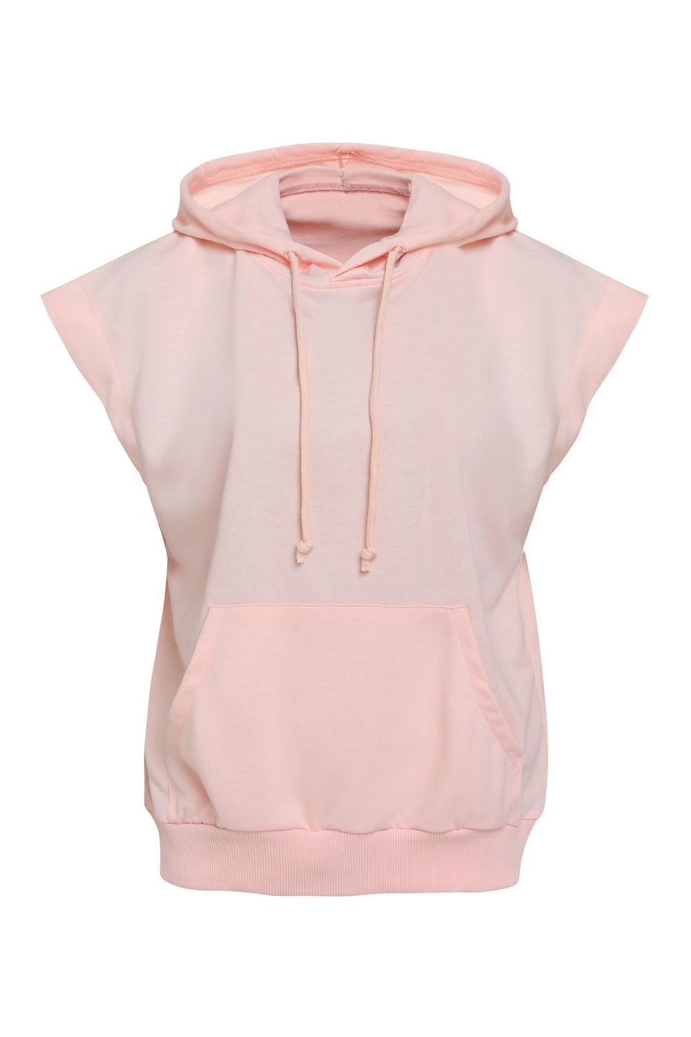 Hooded Kangaroo Pocket Sweatshirt Powder