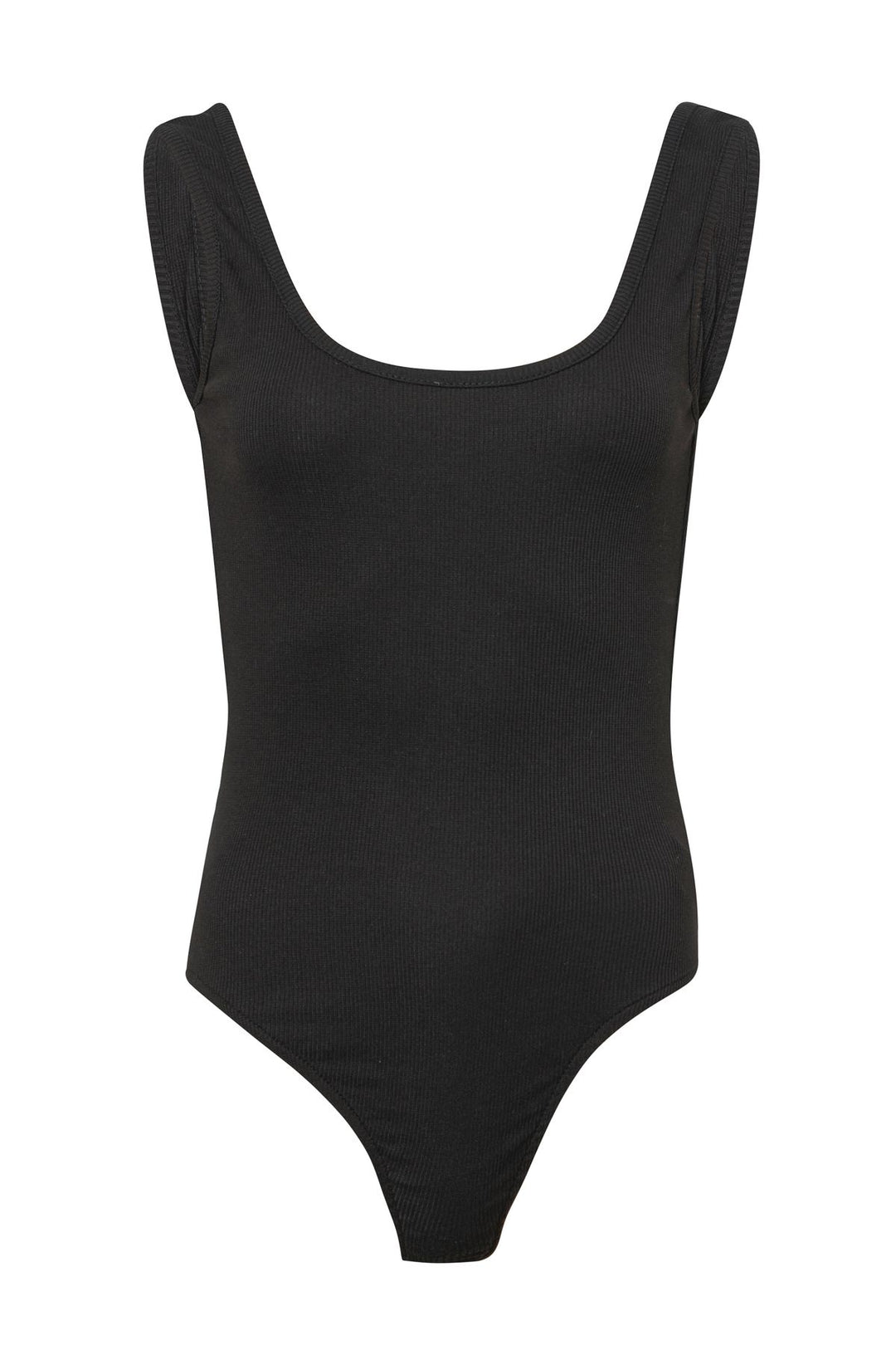 Low Back Strap Bodysuit Black