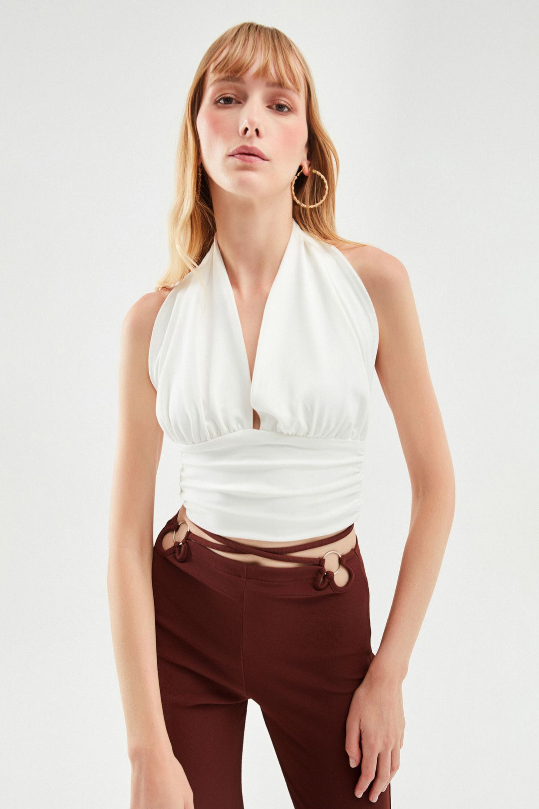 Decollete Blouse White