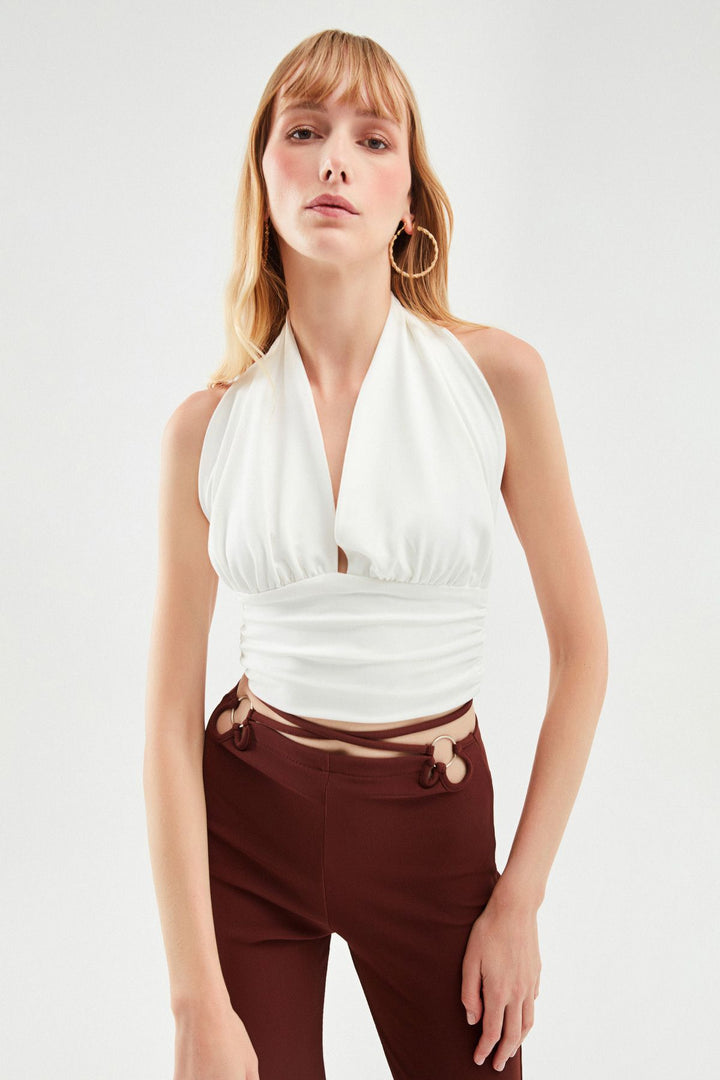 Decollete Blouse White