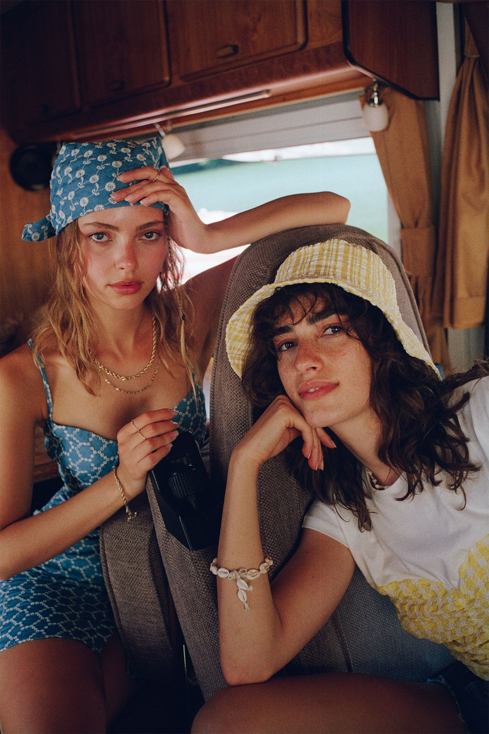 Strap Mini Dress Blue