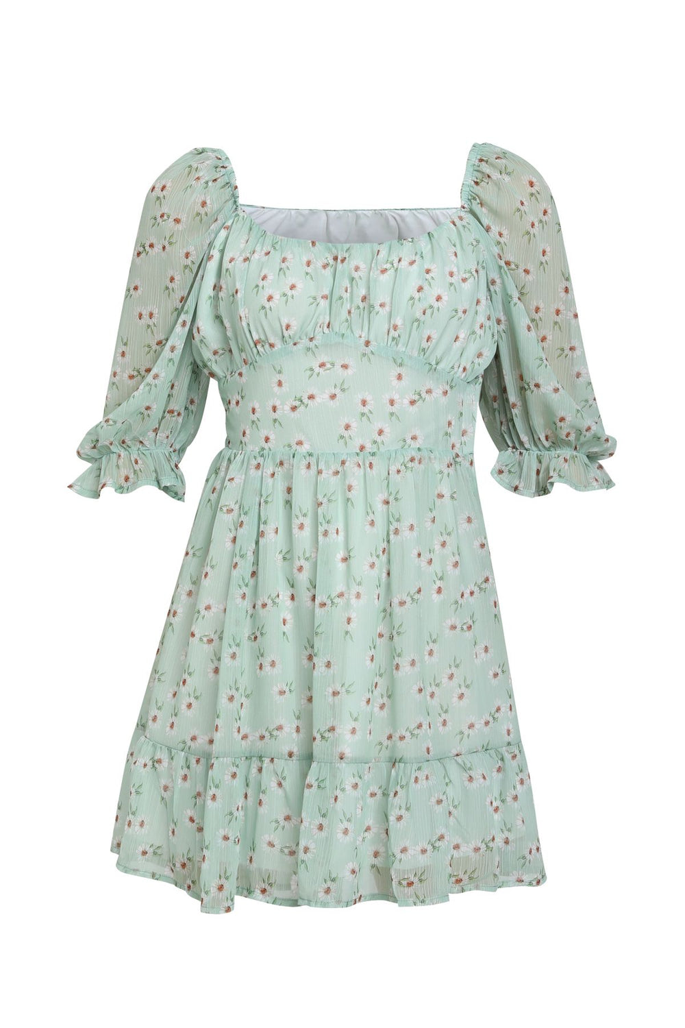 Watermelon Sleeve Dress Mint