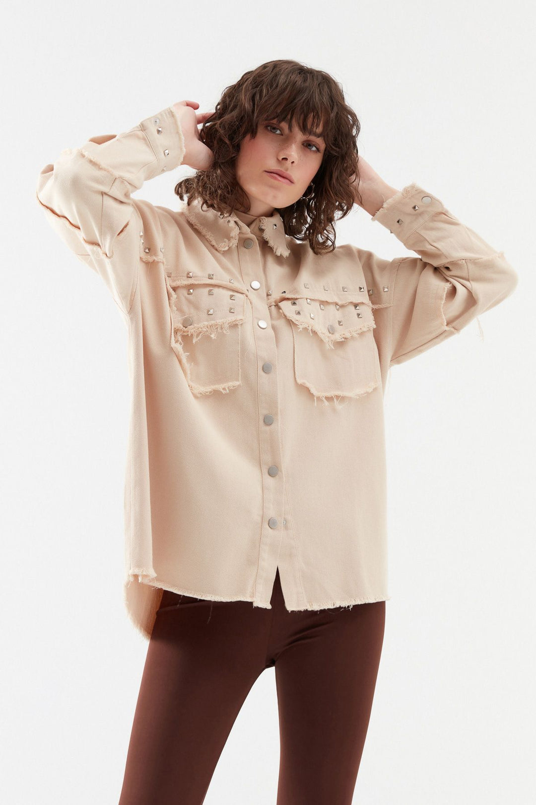 Gabardine Staple Shirt Stone