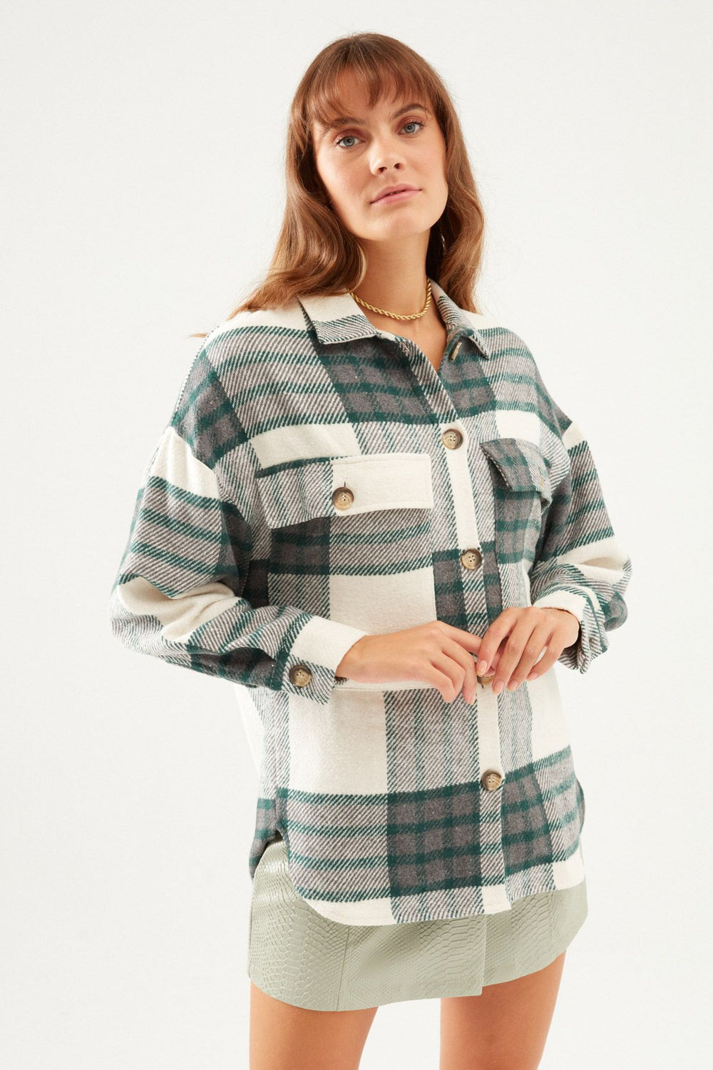 Pocket Lumberjack Shirt Green
