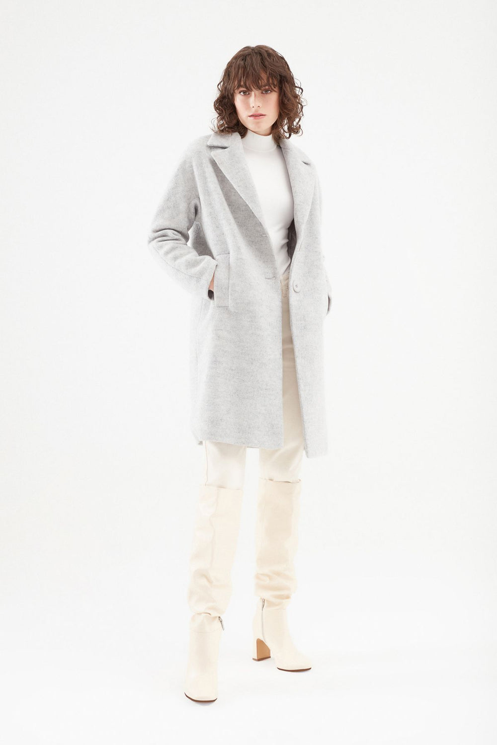 Cachet Coat Light Gray