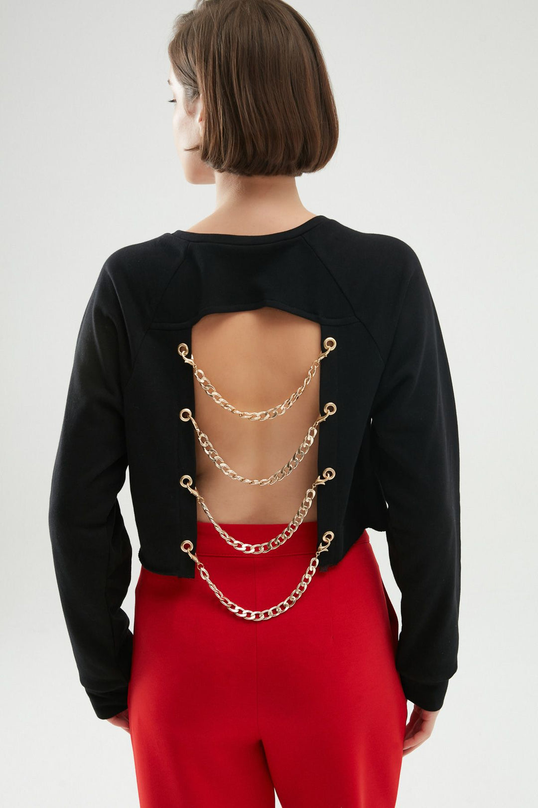 Low Back Sweatshirt Black