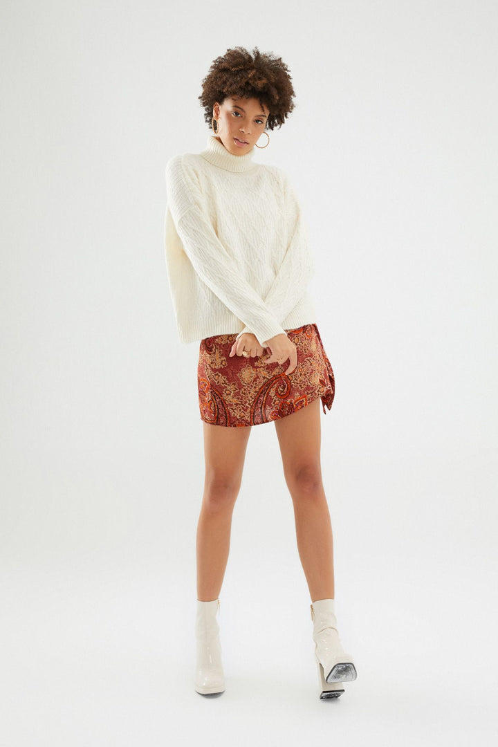 Turtleneck Sweater Ecru