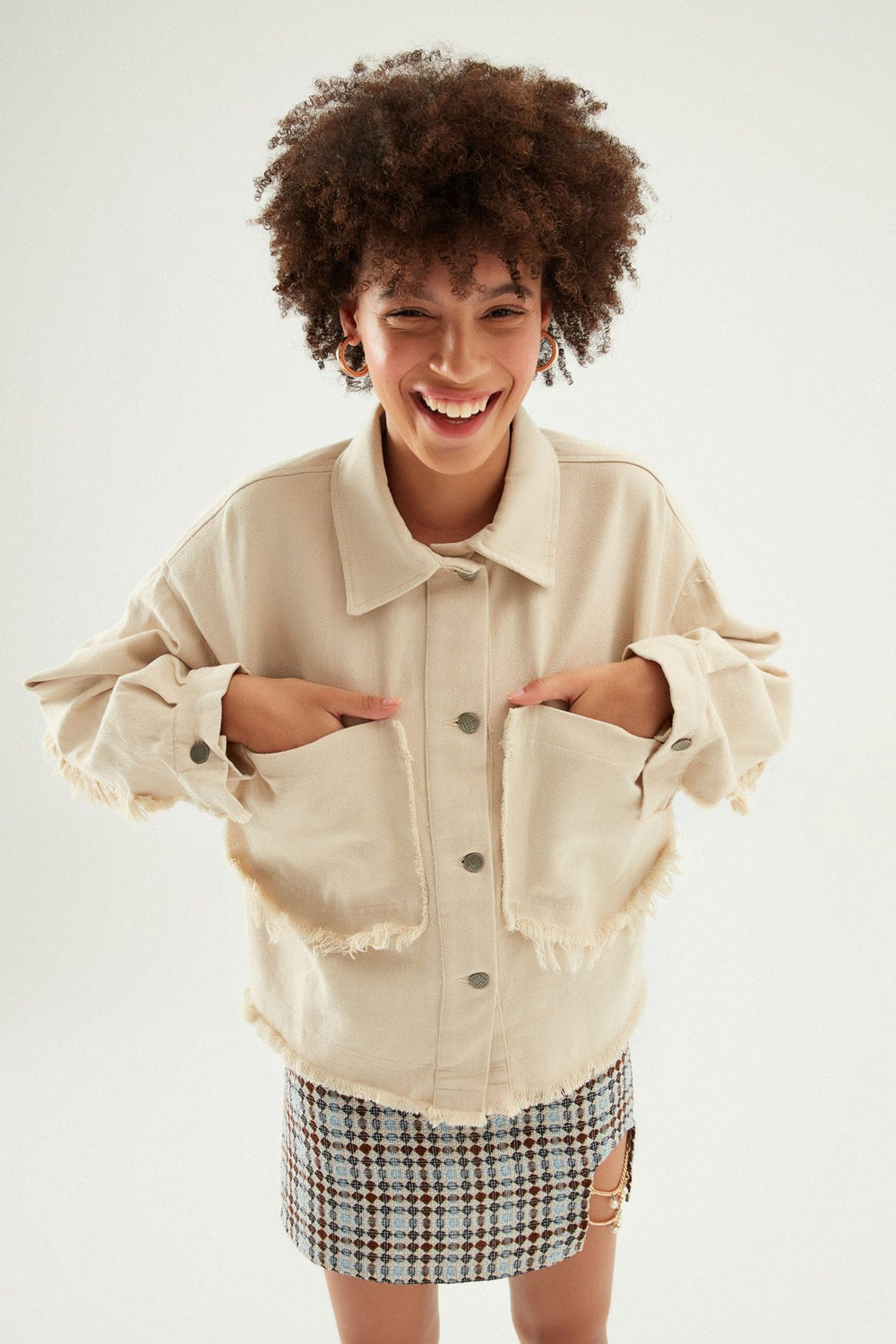 Tasseled Jacket Stone