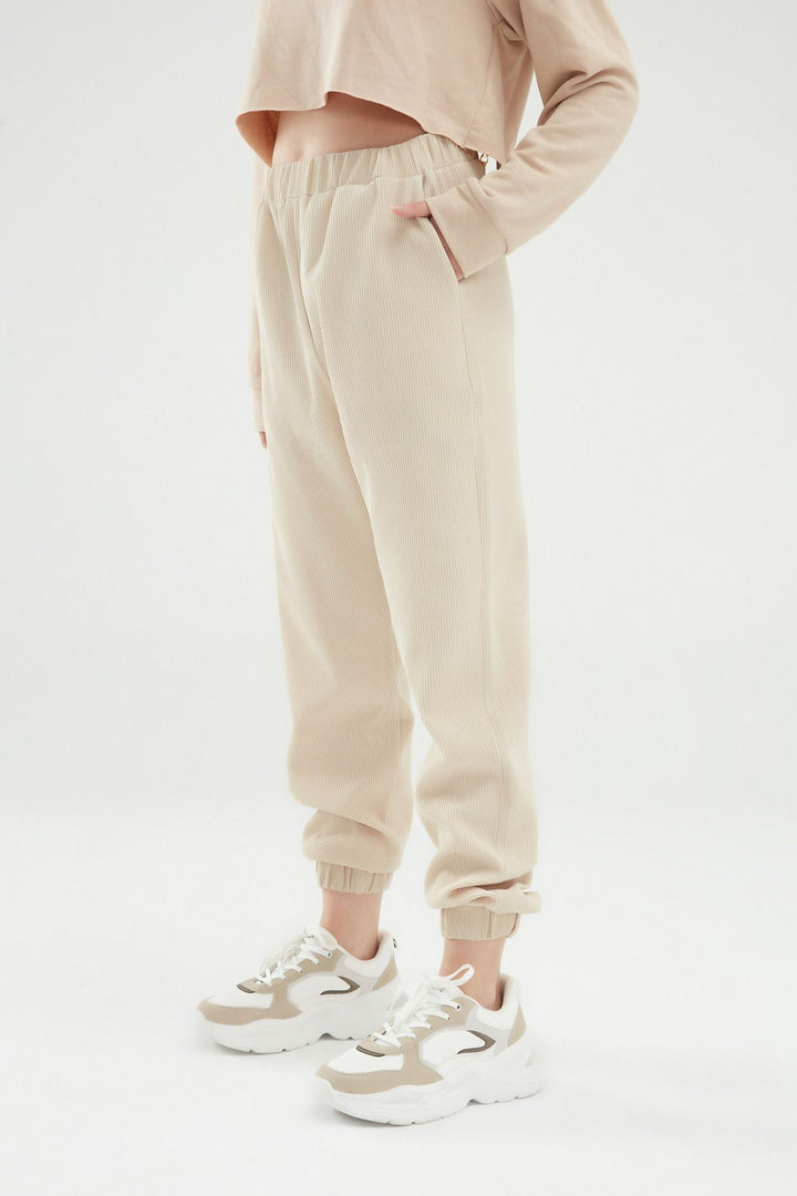 Roving Jogger Pants Beige