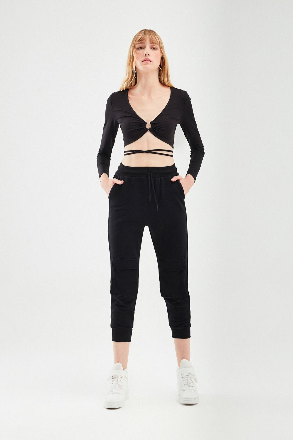 Pocket Jogger Tracksuit Black