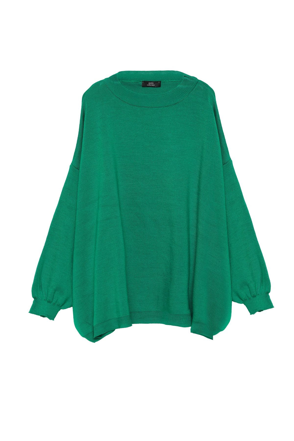 Bat Sleeve Oversize Knitwear Sweater Green