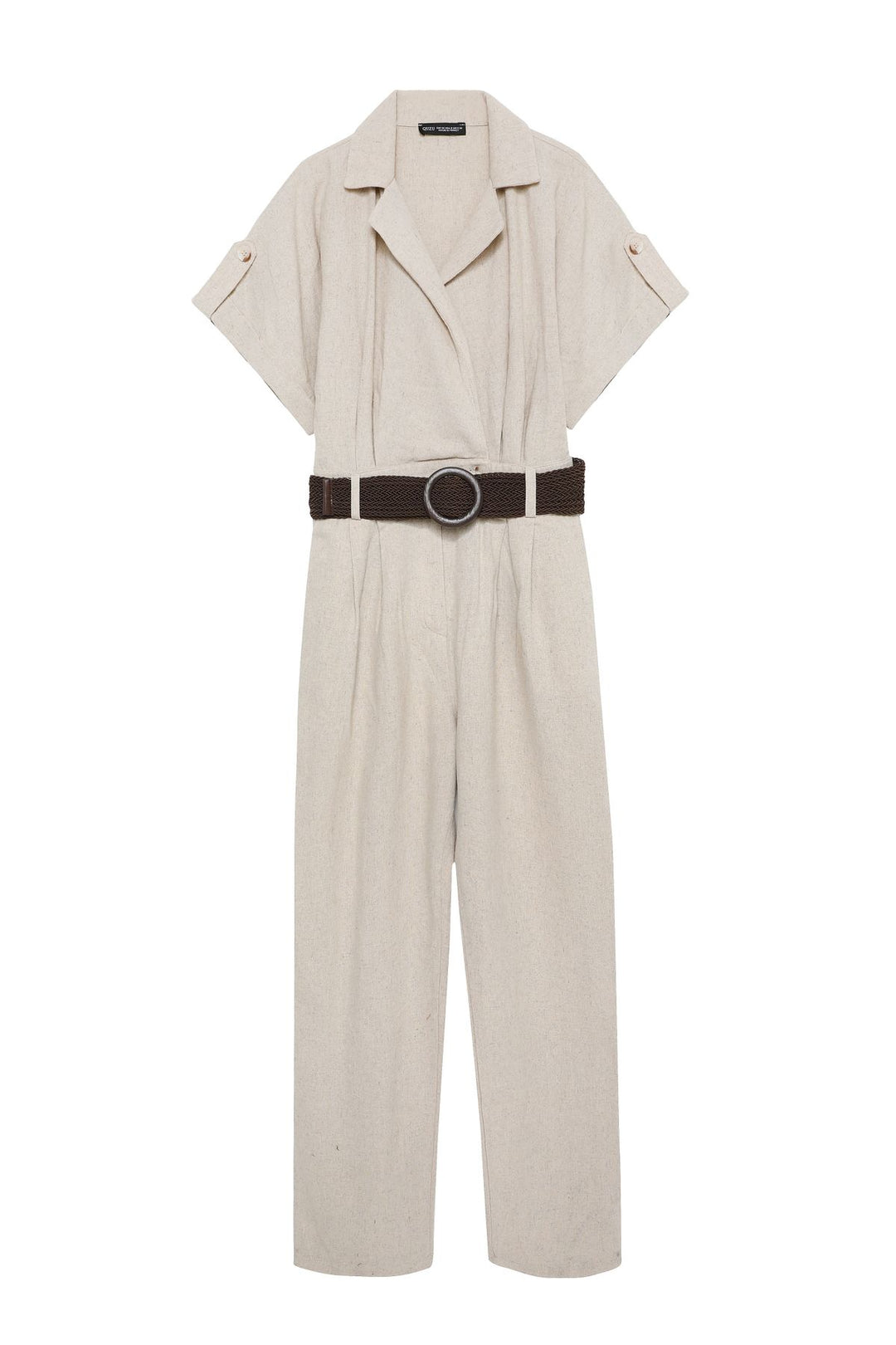 Belt Accessory Linen Overalls Natural